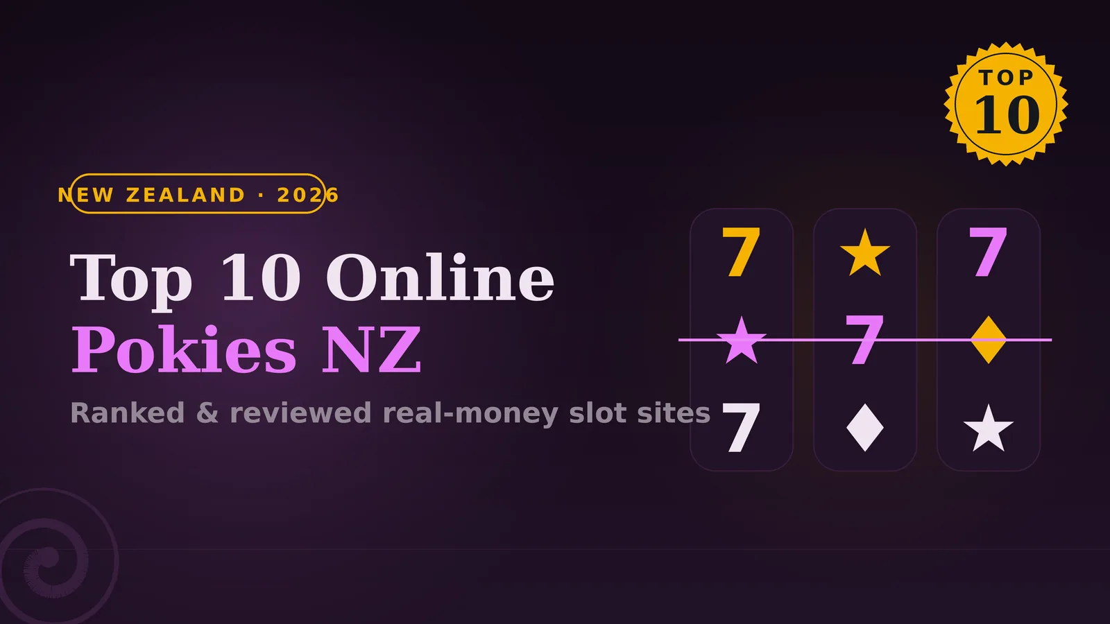 Top 10 online pokies NZ 2026 — real-money sites tested for Kiwi players